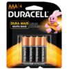 PILHA DURACELL AA ALCALINA 4UN