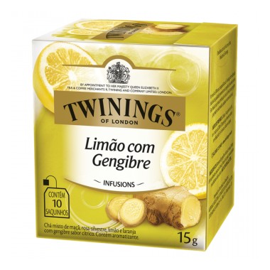 CHA TWININGS MIST LIMAO GENGIBRE 15GR