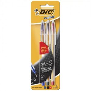 CANETA BIC CRISTAL MED SORT C4 UN