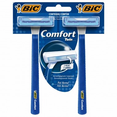 APARELHO BIC CONFORT TWIN 2 UN