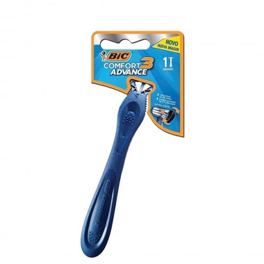 APARELHO BIC COMFORT 3 AZUL UN