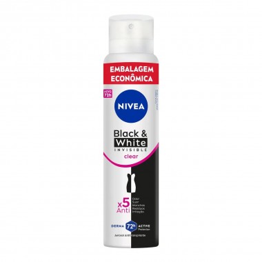 DESOD NIVEA INVISIBLE BLACKWHITE 150ML
