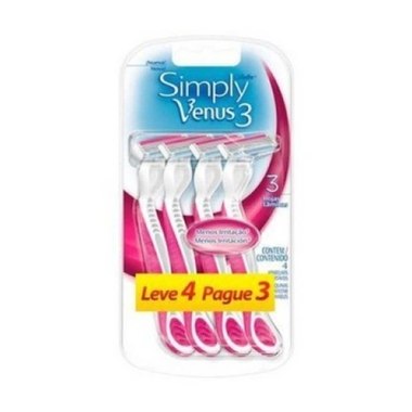 APARELHO GILLETTE VENUS SIMPLY L4P3 UN