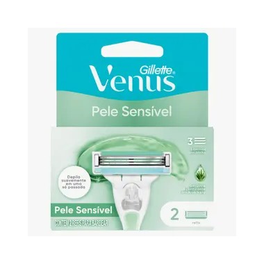 CARGA DEPILAR VENUS PELE SENSIVEL C2UN U