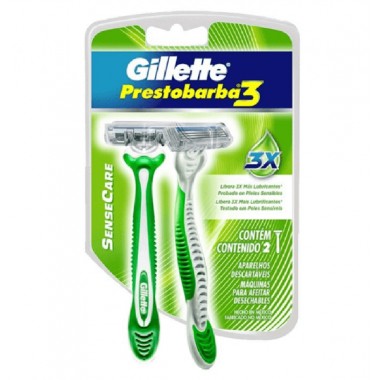 APARELHO GILLETTE PREST 3 SENSECARE C2 U