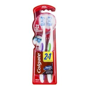 ESCOVA DENTAL COLGATE 360 WHITE L2P1 UN