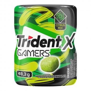 CHICLE TRIDENT CITRUS ZR ACUCAR 48,3GR