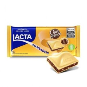 CHOCOLATE LACTA OURO BRANCO 98GR