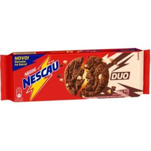 BISCOITO NESTLE COOKIES NESCAU DUO 60GR