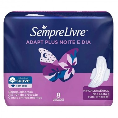 ABSORVENTE SEMPRE LIVRE NOTUR C ABAS 8UN