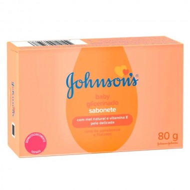 SABONETE JOHNSONS BABY GLICER C MEL80GR