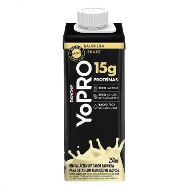 BEBIDA LACTEA DANONE YOPRO BAUNILHA250ML