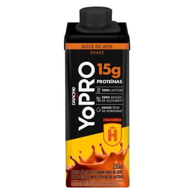 BEBIDA LACTEA DANONE YOPRO DC LEITE250ML