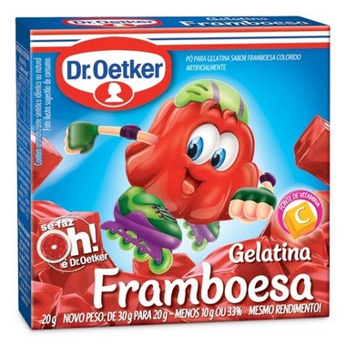 GELATINA DR OETKER FRAMBOESA 20GR