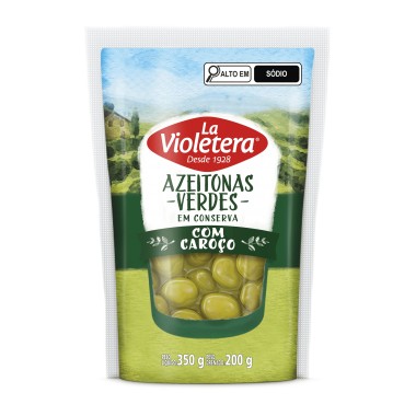 AZEITONA VERDE LA VIOLETERA C CARO 200GR