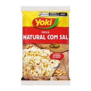 PIPOCA MICRO YOKI NATURAL C SAL 50GR