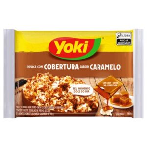 PIPOCA MICRO YOKI COBERT CARAMELO 160GR