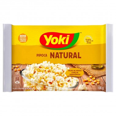 PIPOCA MICRO YOKI NATURAL S SAL 100GR