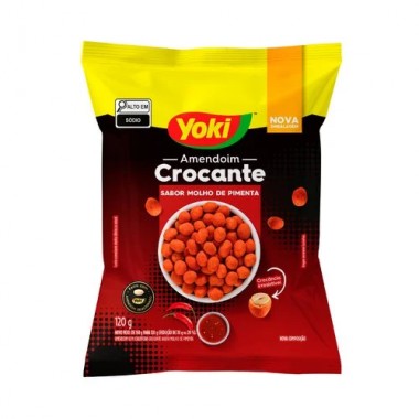 AMENDOIM YOKI CROCANTE MOLHO PIM 120GR