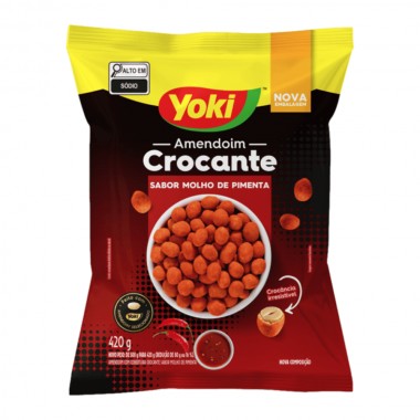 AMENDOIM YOKI CROCANTE MOLHO PIM 420GR