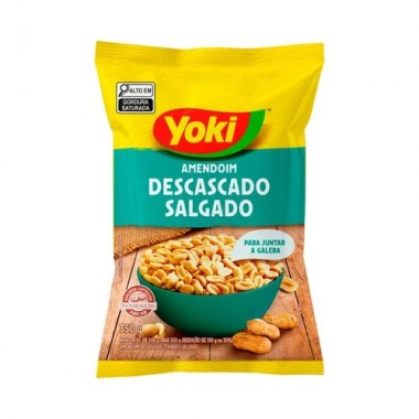 AMENDOIM YOKI SALGADO DESCASCADO 350GR