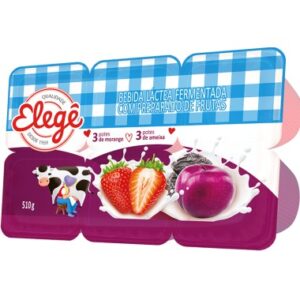 BEBIDA LACTEA ELEGE MORANGOAMEIXA 510GR
