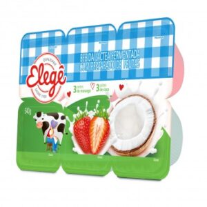 BEBIDA LACTEA ELEGE MORANGO COCO BJ 510G