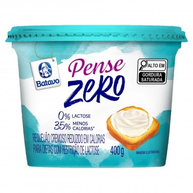 REQUEIJAO BATAVO PENSE ZERO LIGHT 400GR