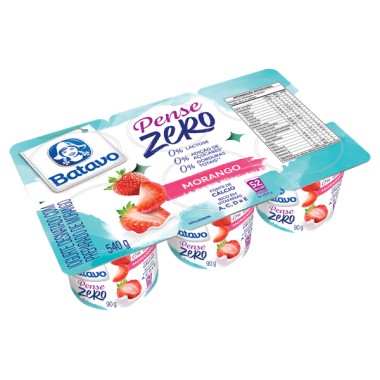 IOGURTE BATAVO PENSE ZERO MORANGO 510GR
