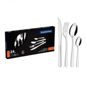 FAQUEIRO TRAMONTINA INOX 24PCS