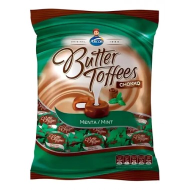BALA ARCOR BUTTER TOFFEES INT MENTA 90GR