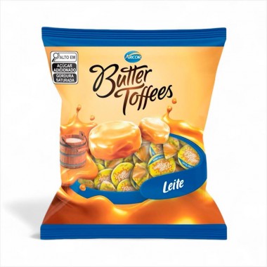 BALA ARCOR BUTTER TOFFEES LEITE 90GR