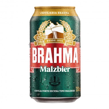 CERVEJA BRAHMA MALZBIER LATA 350ML