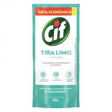 TIRA LIMO CIF C/CLORO REF 450ML