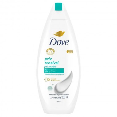 SABONETE DOVE PELE SENSIVEL 250ML