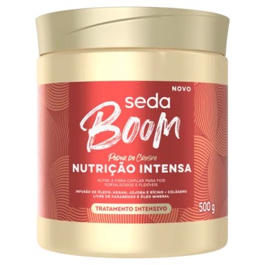 MASCARA TRAT SEDA BOOM NUT INT 500G