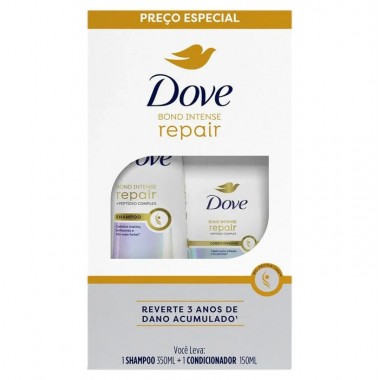 CONJ DOVE SH COND BOND REP PEP500ML