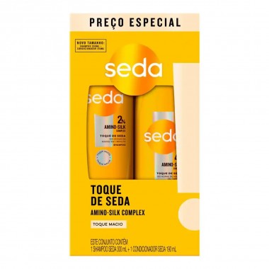 CONJ SEDA SH COND TOQUE DE SEDA 490ML