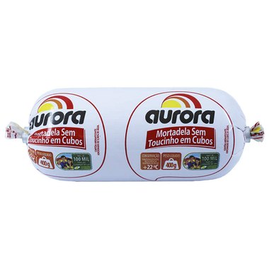 MORTADELA AURORA S TOUCINHO 400GR