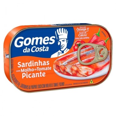 SARDINHA GOMES DA COSTA PICANTE 125GR