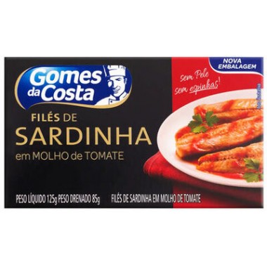 FILE SARDINHA GOMES DA COSTA TOM 125G
