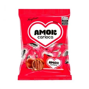 BOMBOM AMOR CARIOCA AO LEITE 500GR