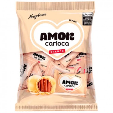 BOMBOM AMOR CARIOCA BRANCO 500GR