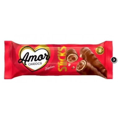 CHOCOLATE BIBS AMOR CARIOCA STIC BCO 29G