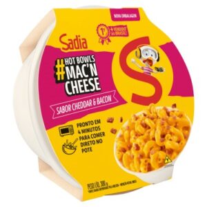 MACN CHEESE SADIA CHEDDAR BACON 300GR