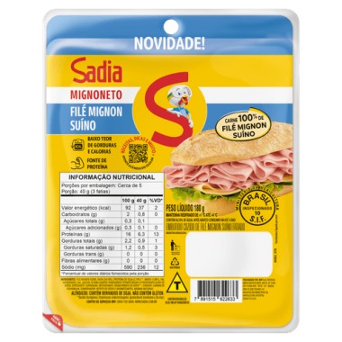 PRESUNTO SADIA FATIADO 180GR
