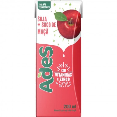 BEBIDA DE SOJA ADES MACA 200ML