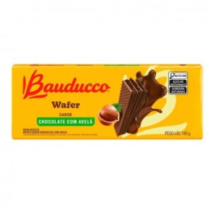 BISCOITO BAUDUCCO WAFER CHOC AVELA 140GR