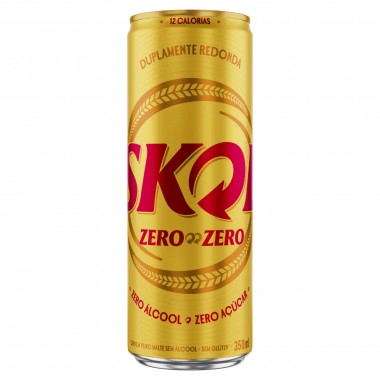CERVEJA SKOL ZERO ALC LATA 350ML
