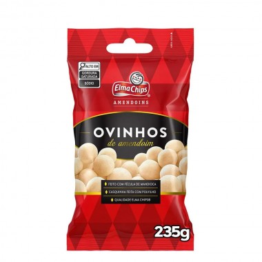AMENDOIM ELMA CHIPS OVINHOS 235GR